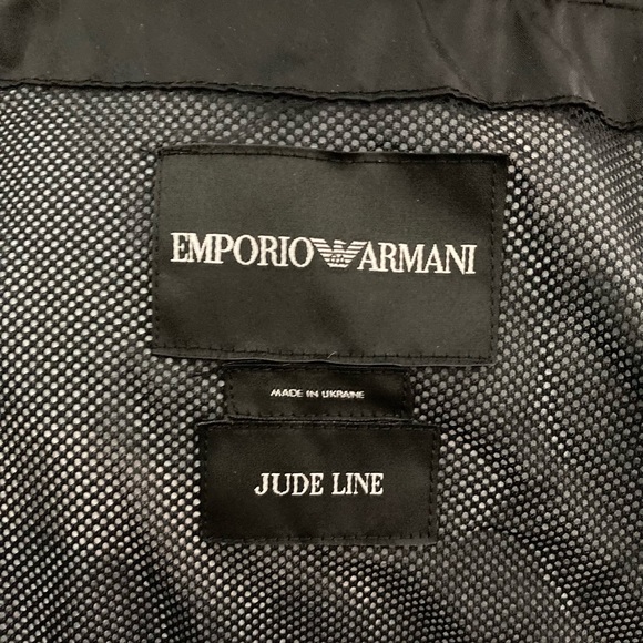 Camouflage jacket windbreaker Emporio Armani convertible jacket to vest size S - Picture 11 of 11